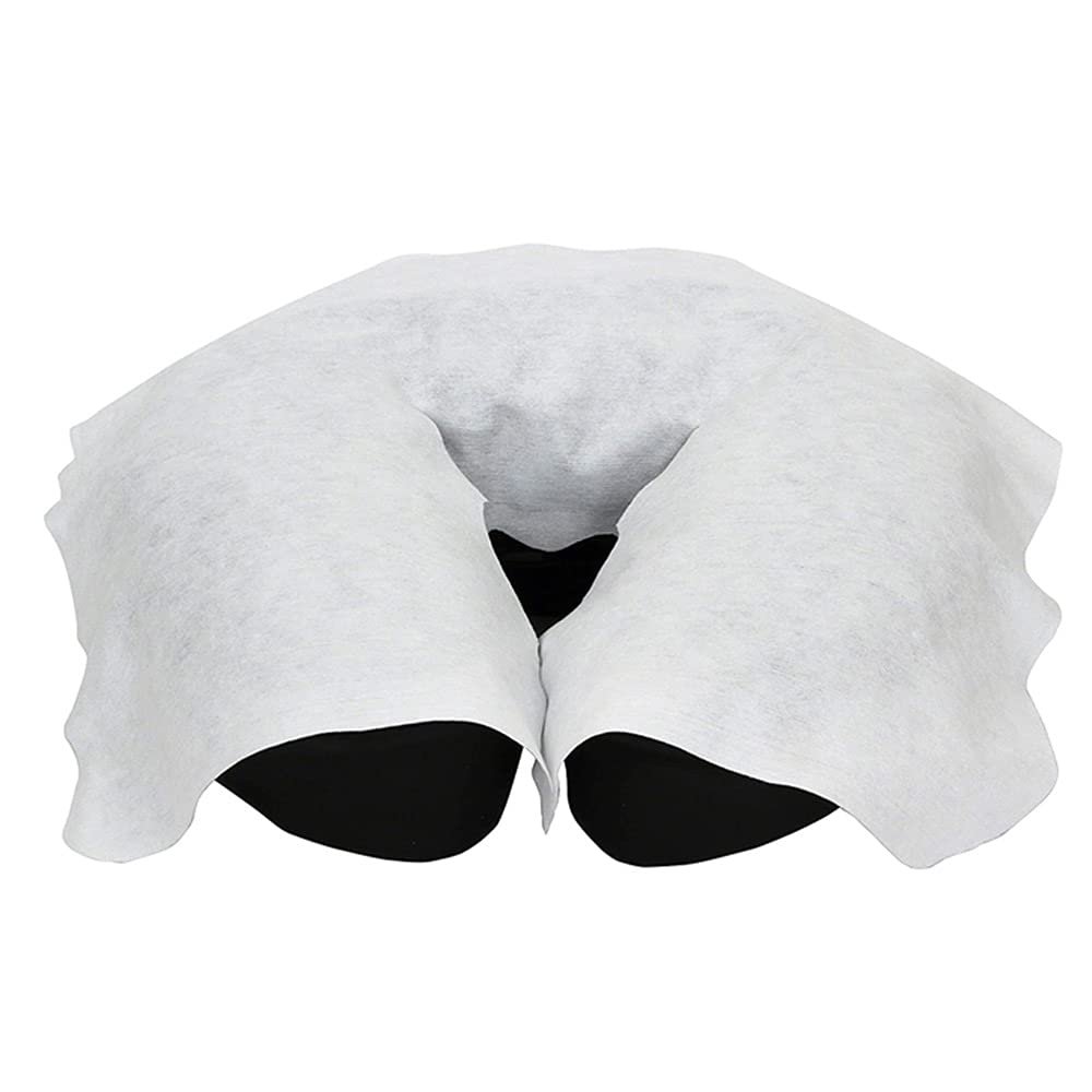 BodyMed Disposable Face Cradle Covers - 2 Pack of 100 Sheets - Medical-Grade, Ultra Soft, Luxurious, Non-Sticking Massage Face Covers/Headrest Covers for Massage Tables  Massage Chairs