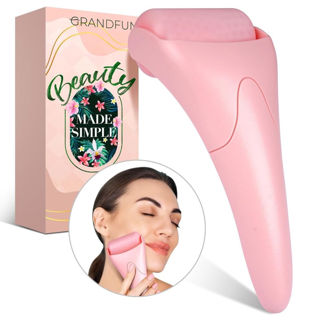 Christmas Stocking Stuffers Women Gifts: Ice Roller for Face Eye Body Unique Present Ideas Gadget for Wife Mom Her Girl Who Have Everything Skincare Face Roller Facial Massager Beauty Skin Care Tools