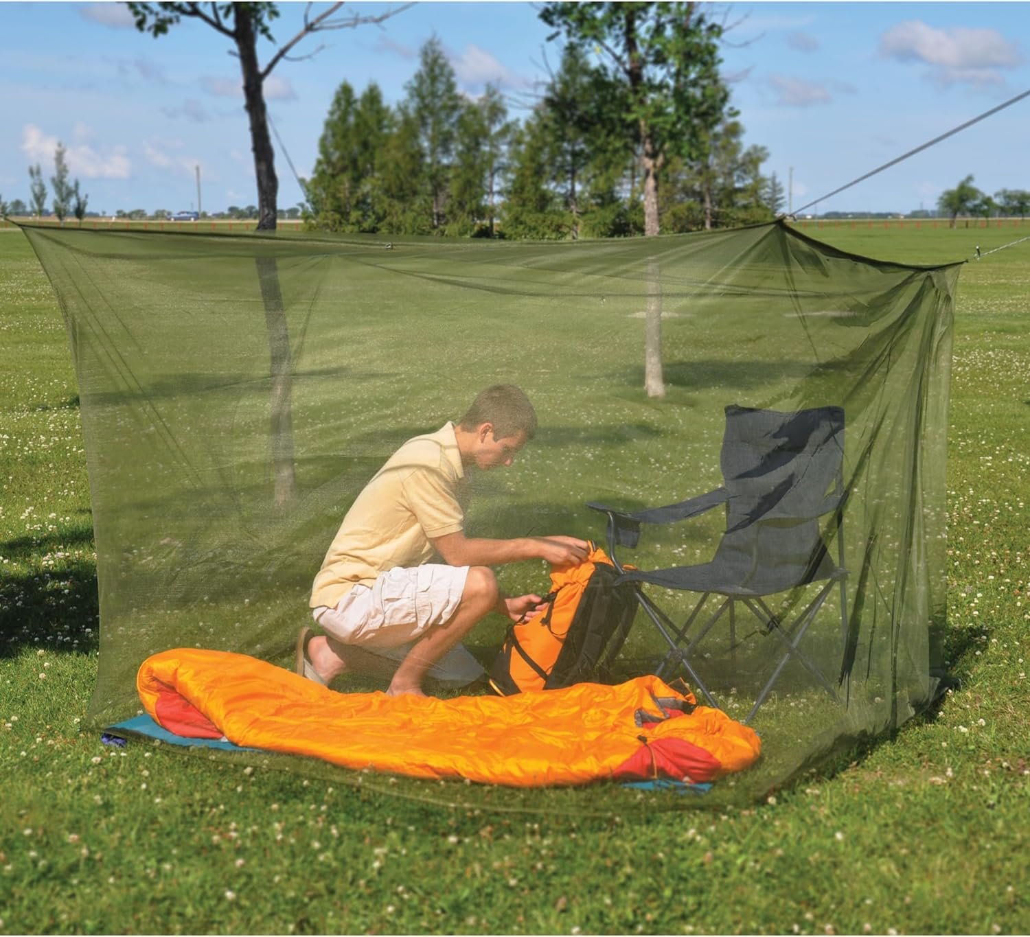 Coghlans Mosquito Net, Backwoods, Olive Green, Double Wide / 240-mesh (9765)