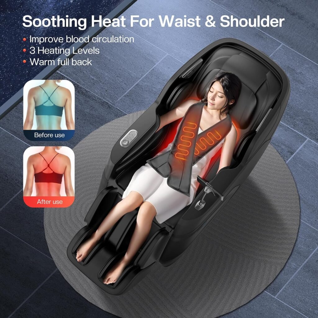 COMFIER Upgraded Massage Chair with 12 Modes,Voice Control,TFT Tablet,Full Body Shiastu Massager with Heat,Zero Gravity Chair Massager,Massage Chiar Recliner,Compression,Bluetooth