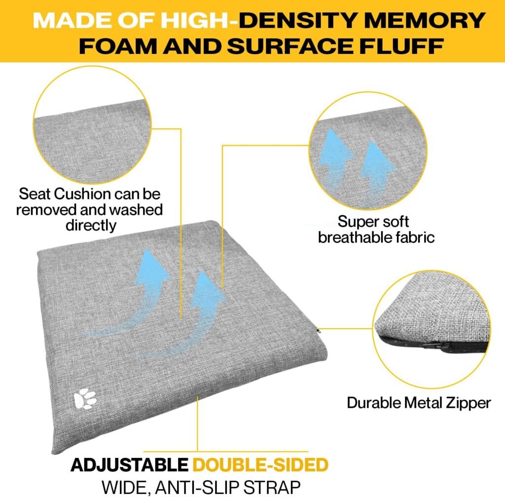 Comfy Gel Seat Cushion | Gel Seat Cushion for Long Sitting | Gel Seat Cushion for Orffice Chair | Soft  Breathable | Cooling Gel Seat Cushion with Ventilated Design | Desk Chair Cushion