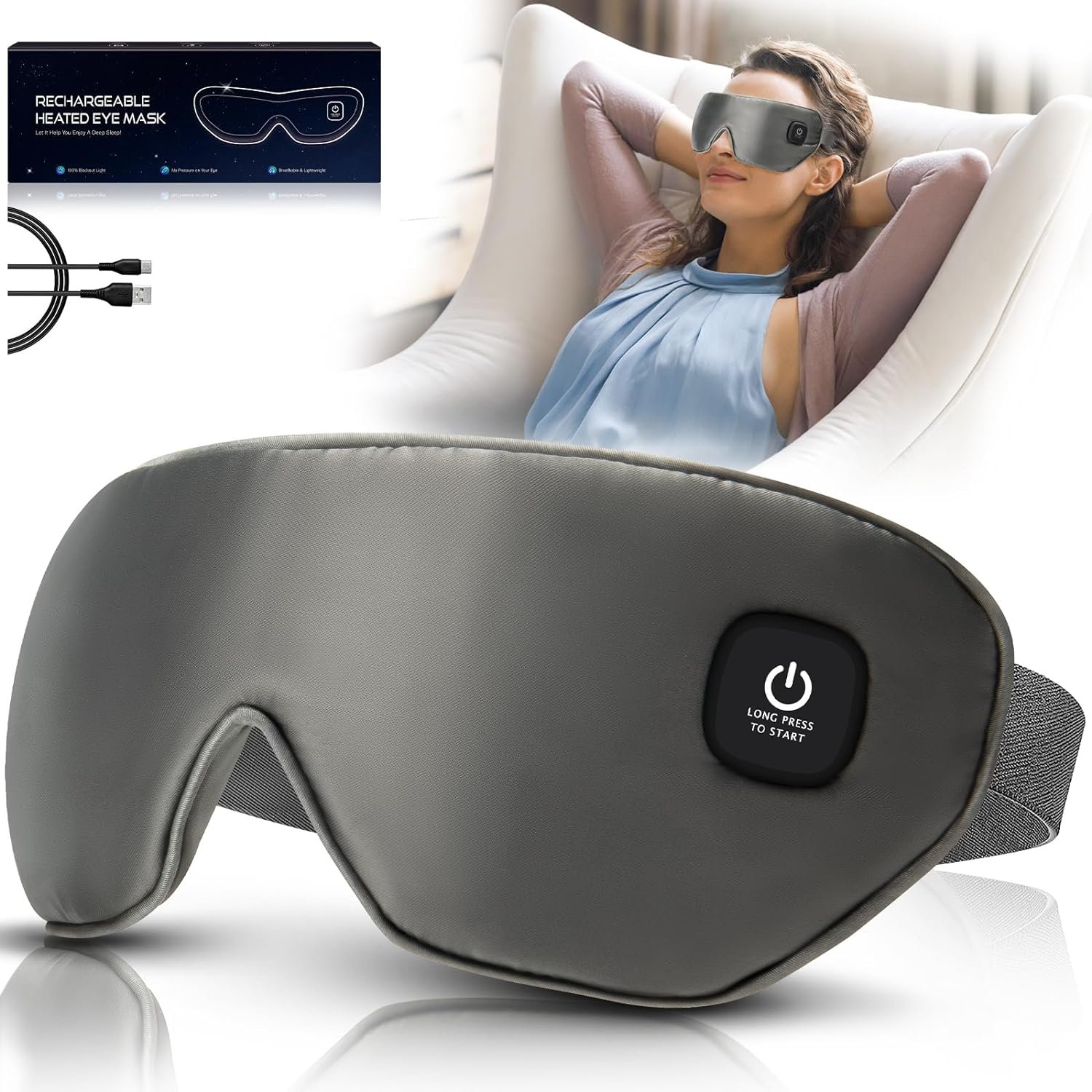 Cordless Heated Eye Mask Review