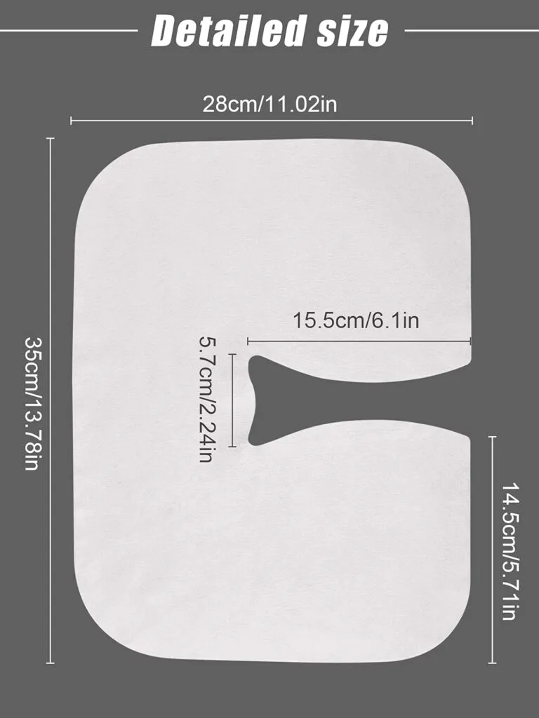 Disposable Face Cradle Covers, Kalolary 300Pcs Ultra Soft Non-Sticking Flat Face rest Cover white Headrest Covers for Massage Tables, Chairs and Spa bed Disposable Face Cradle Covers, Kalolary 300Pcs Ultra Soft Non-Sticking Flat Face rest Cover white Headrest Covers for Massage Tables, Chairs and Spa bed