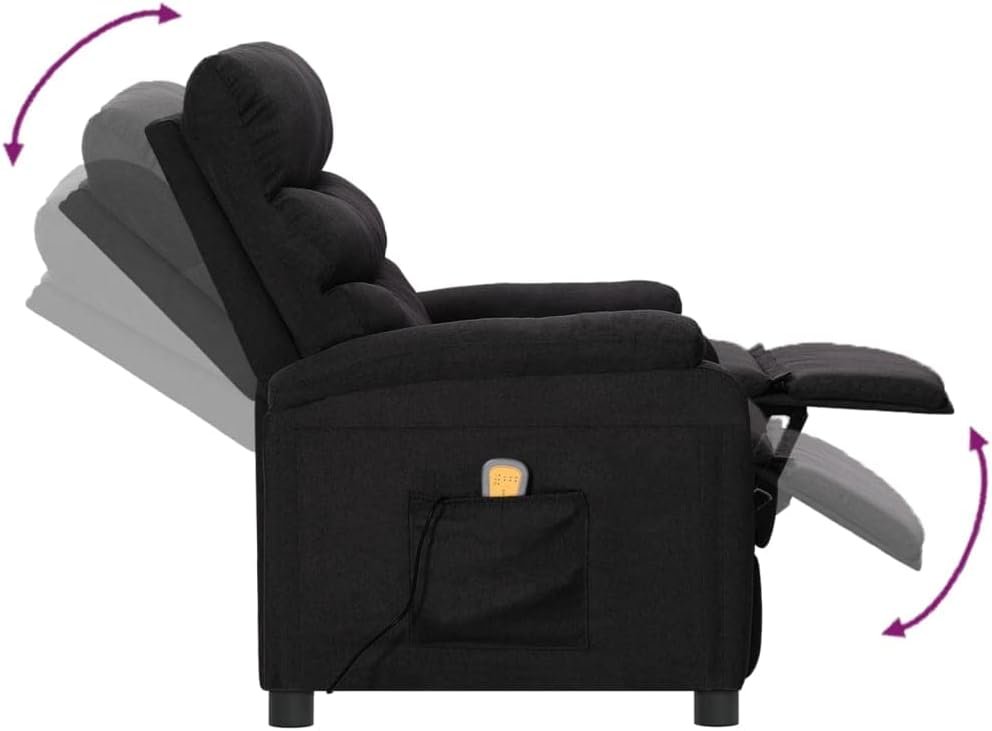 DYRJDJWIDHW Massage Recliner Massage Chair Full Body,Zero Gravity Massage Chair,Massage,Recliner Massage Chair,4d Massage Chair,Black Faux Leather