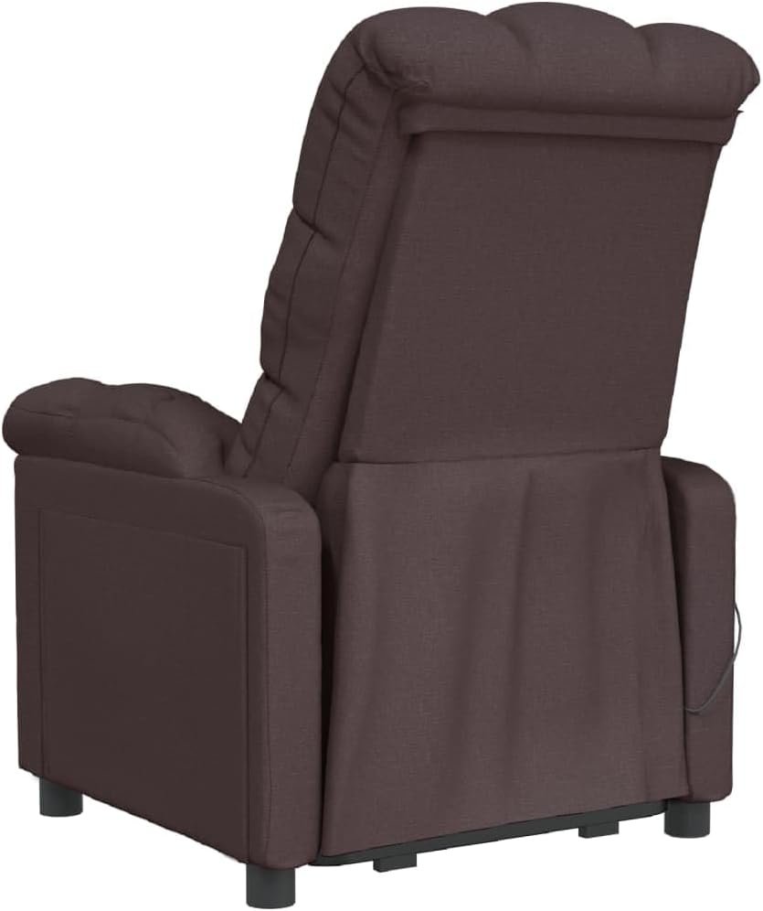 DYRJDJWIDHW Massage Recliner Massage Chairs Full Body and Recliner,Best Massage Chair,Massage Chair Zero Gravity Full Body,shiatsu Massage Chair,Dark Brown Fabric