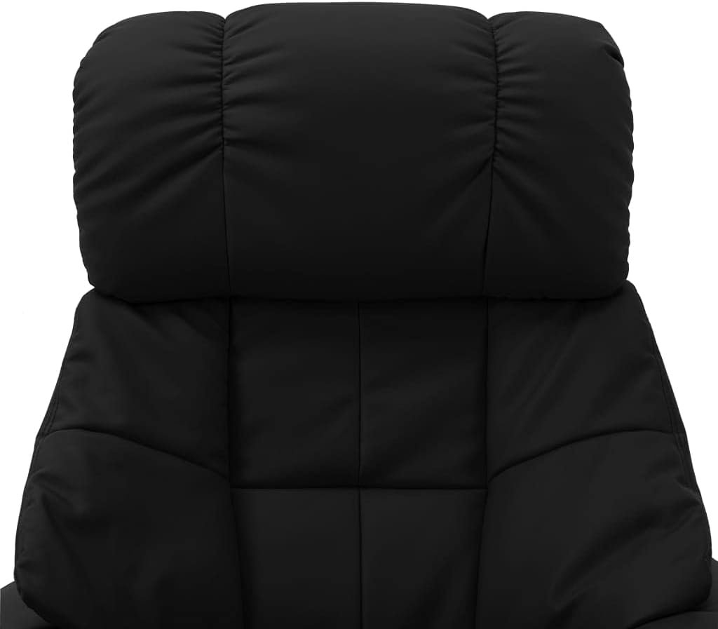 DYRJDJWIDHW Massage Recliner Massage Chairs Full Body and Recliner,Best Massage Chair,Massage Chair Zero Gravity Full Body,shiatsu Massage Chair,with Ottoman Black Faux Leather and Bentwood