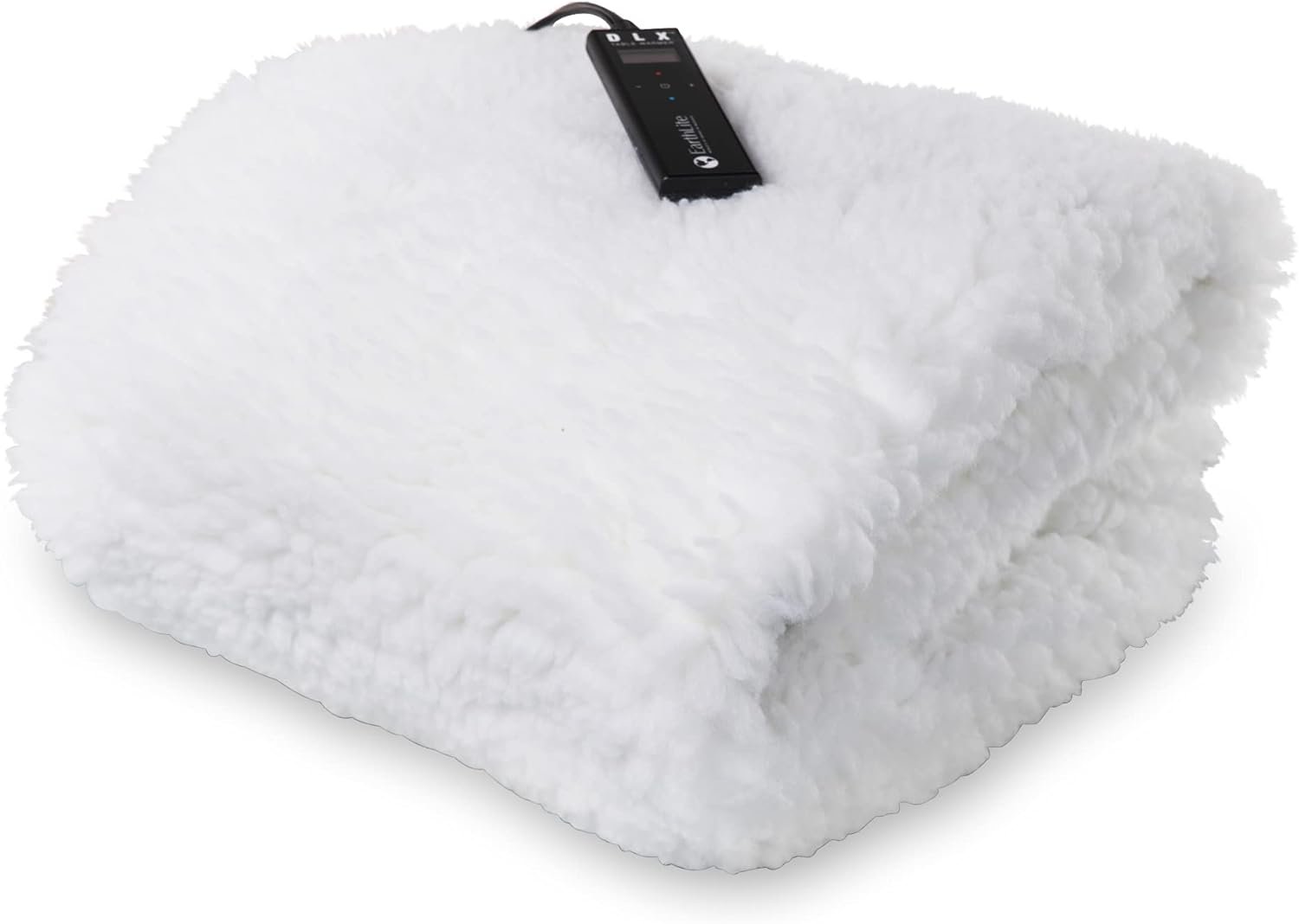 Earthlite DLX Fleece Massage Table Warmer  Fleece Pad – Washable, Digital, Up to 135F, Auto Shut-Off (1” Fleece)