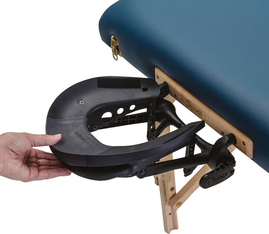 EARTHLITE Massage Table Face Cradle FLEX-REST - Self-Adjusting, Flexible Platform with Strata Memory Foam Face Pillow (NEW MODEL)