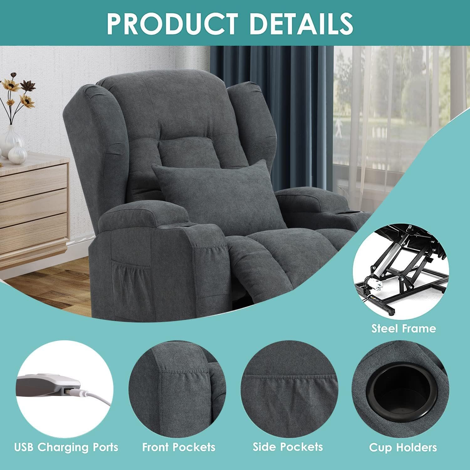 Fabric Electric Recliners Chair Review