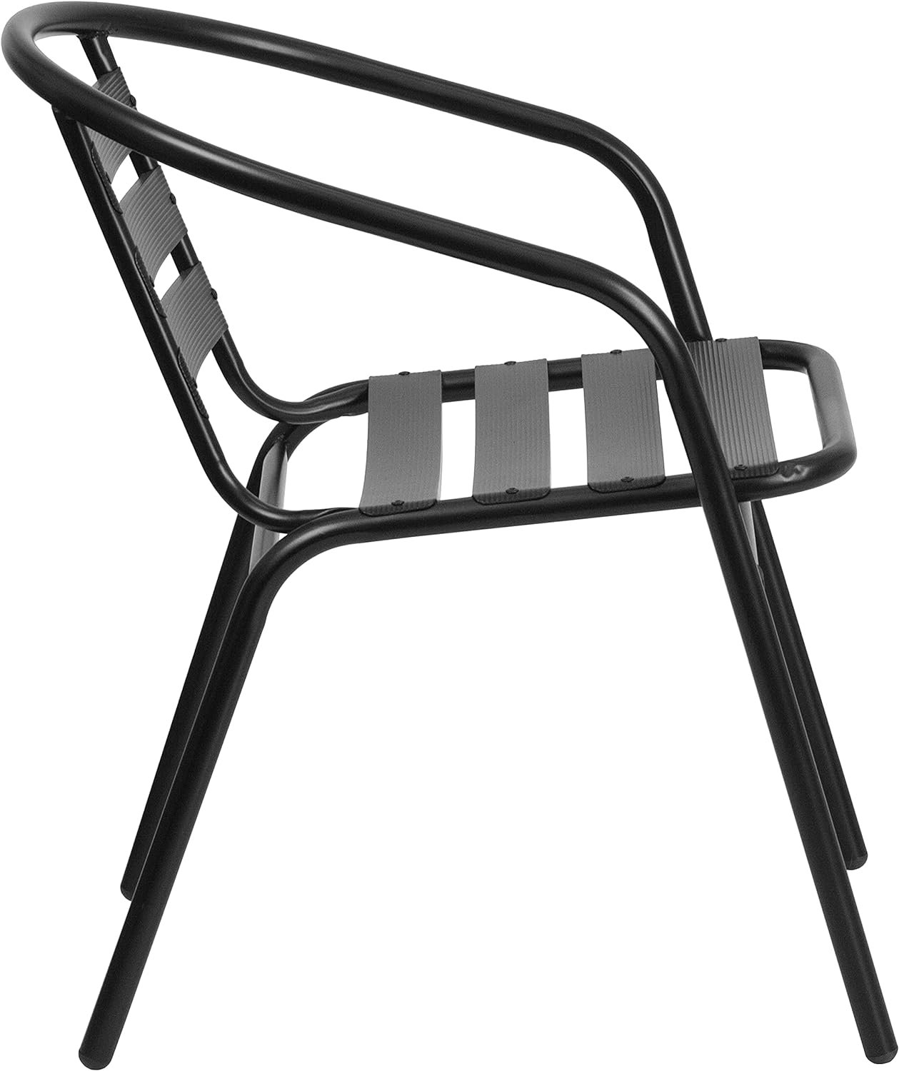 Flash Furniture Lila Silver Metal Stack Chair Review