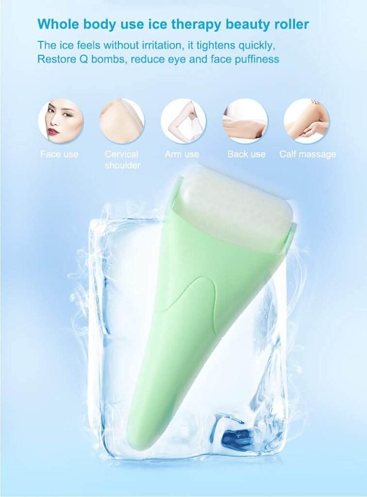 FUANKANG Gua Sha Facial Tools Stone Massage GuaSha Tool for Face (Green)