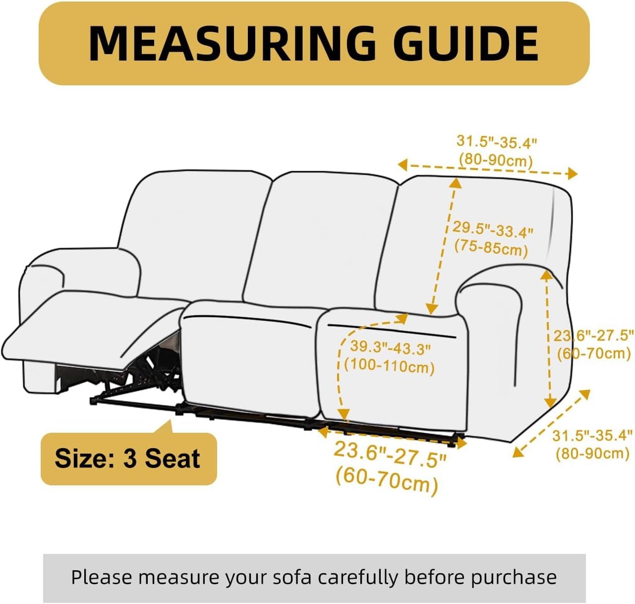HDCAXKJ Recliner Couch Cover Review