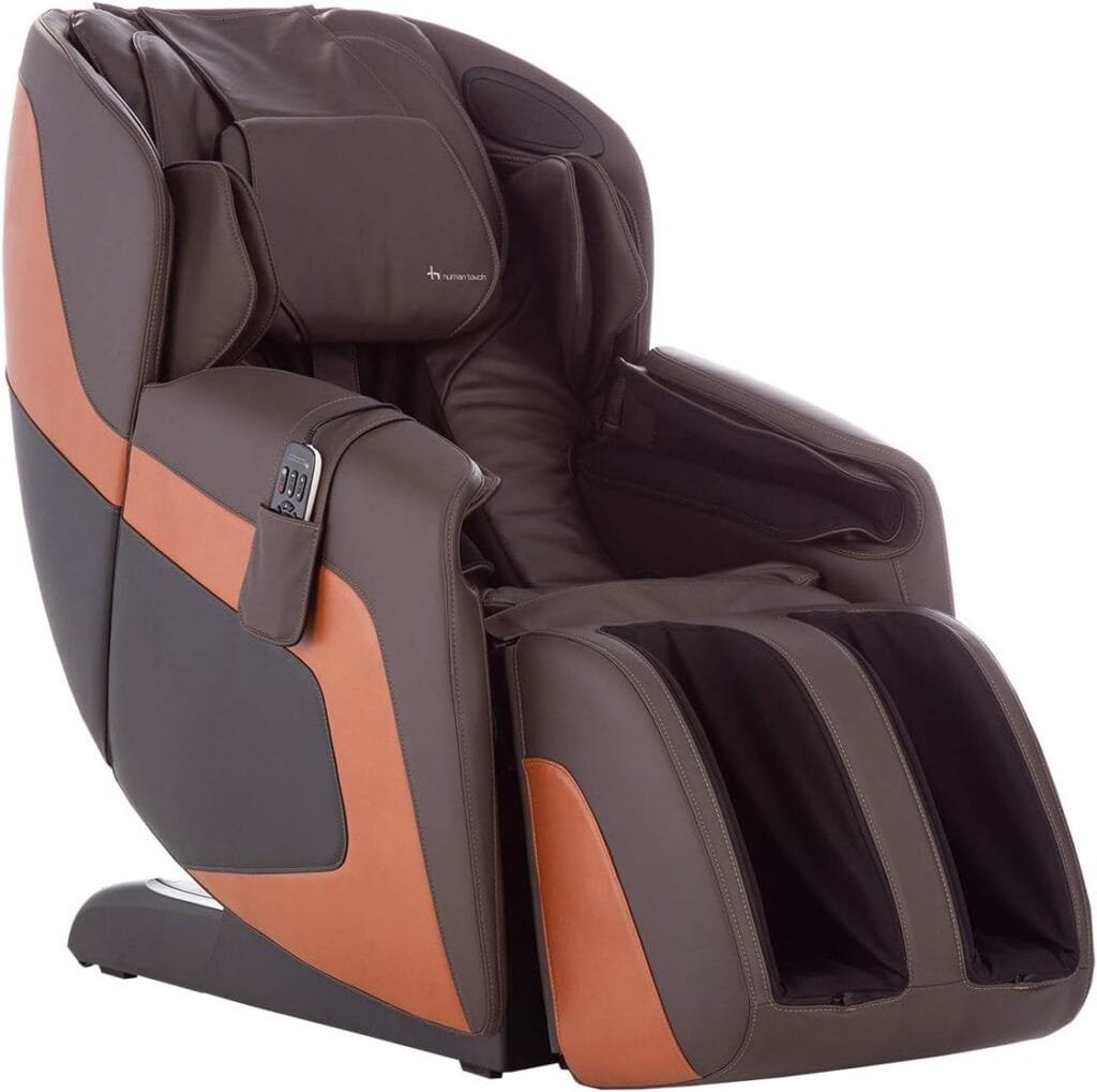 Human Touch SANA Zero Gravity Full-Body Massage Chair, 9 Auto-Programmed S  L Track Massages, Back, Leg, Shoulder, Arm, Wrist, Lumbar Heat w Orbital Calf  Foot Massage, Bluetooth Speakers, Expresso