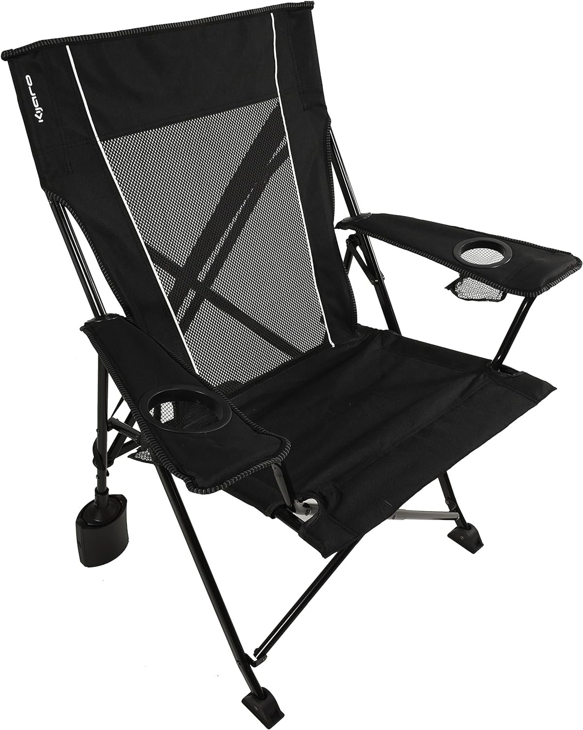 Kijaro Rok-it Sport Rocking Camping Chair, Vik Black