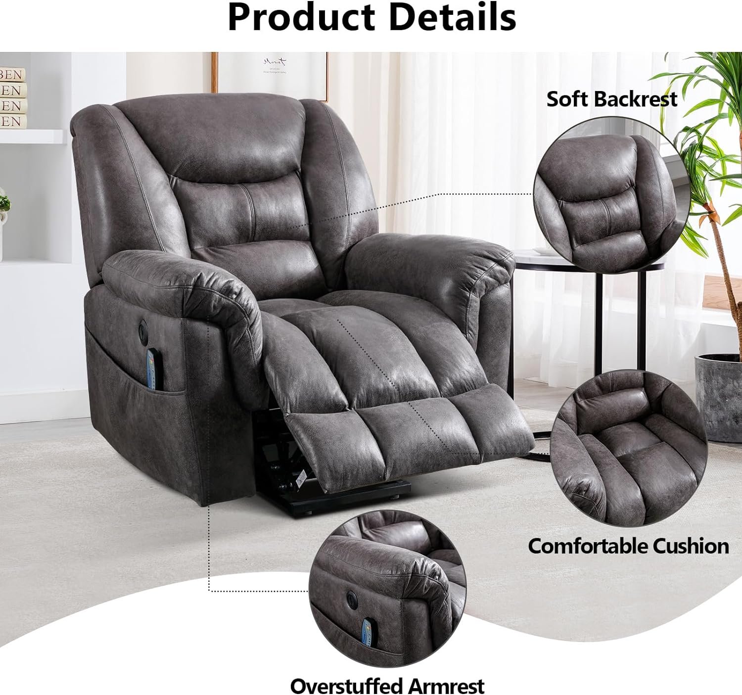 Massage and Heated Recliner Lift Chair for Seniors Review