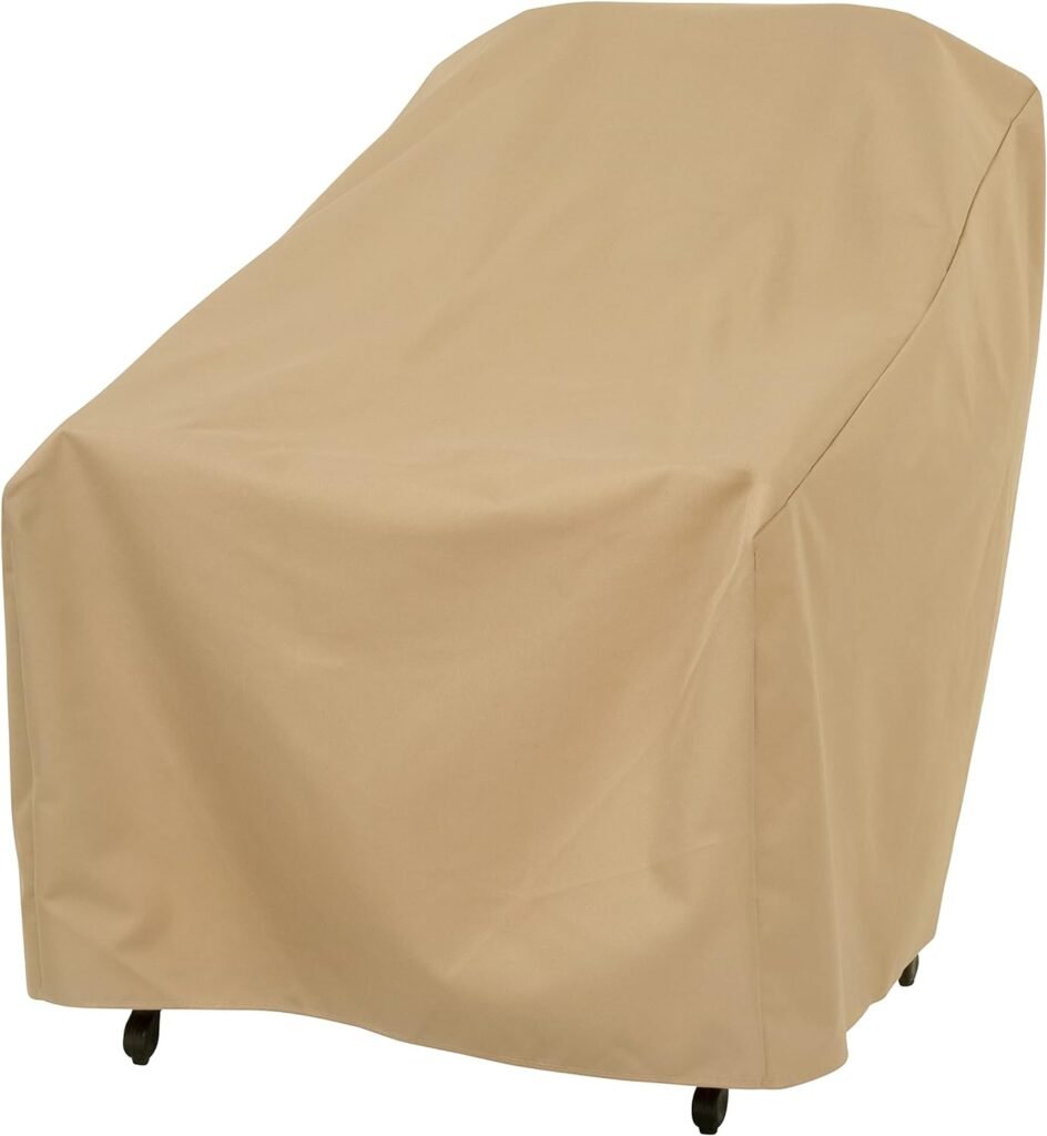 MODERN LEISURE® Basics Patio Chair Cover, 27 L x 34 W x 31 H, Khaki