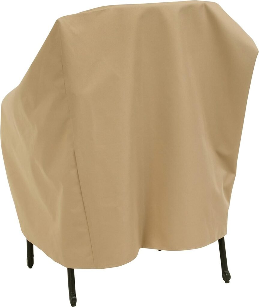 MODERN LEISURE® Basics Patio Chair Cover, 27 L x 34 W x 31 H, Khaki