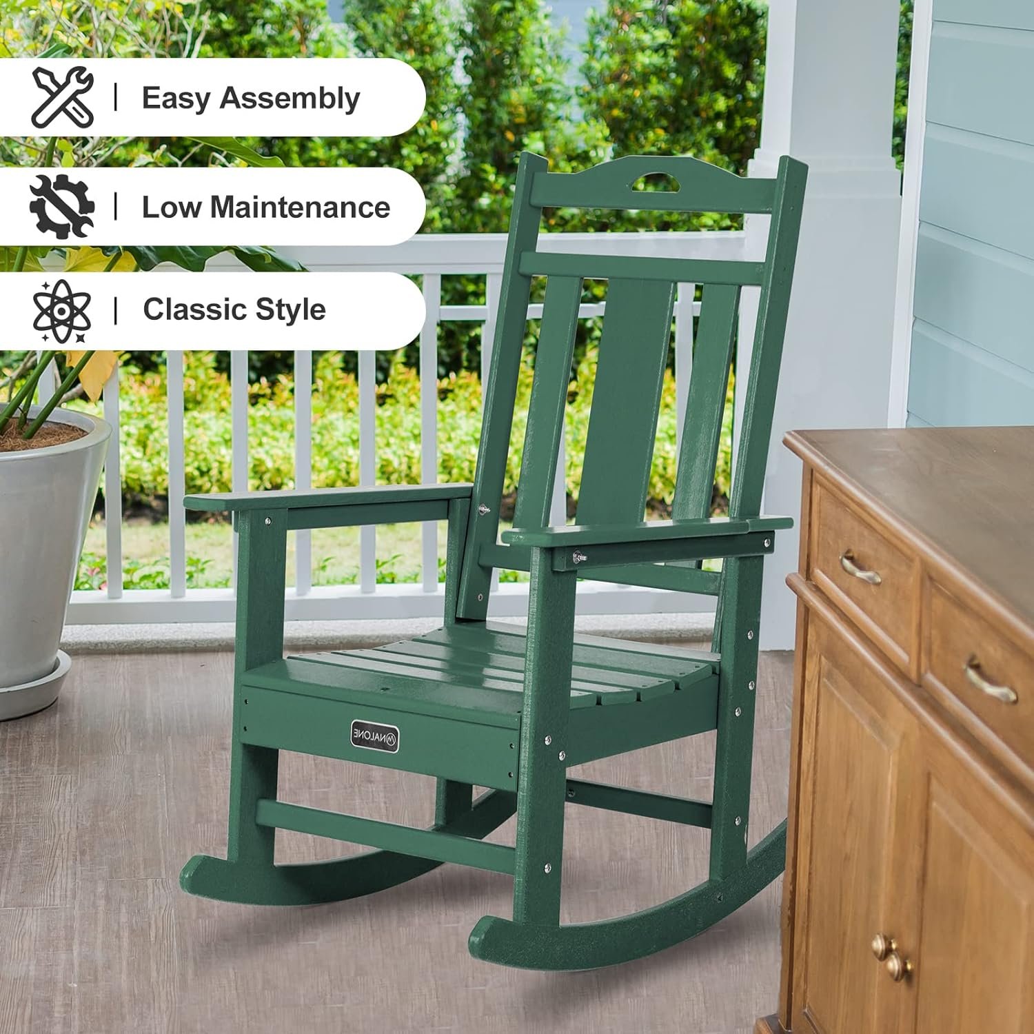 nalone Outdoor Rocking Chair Set Review