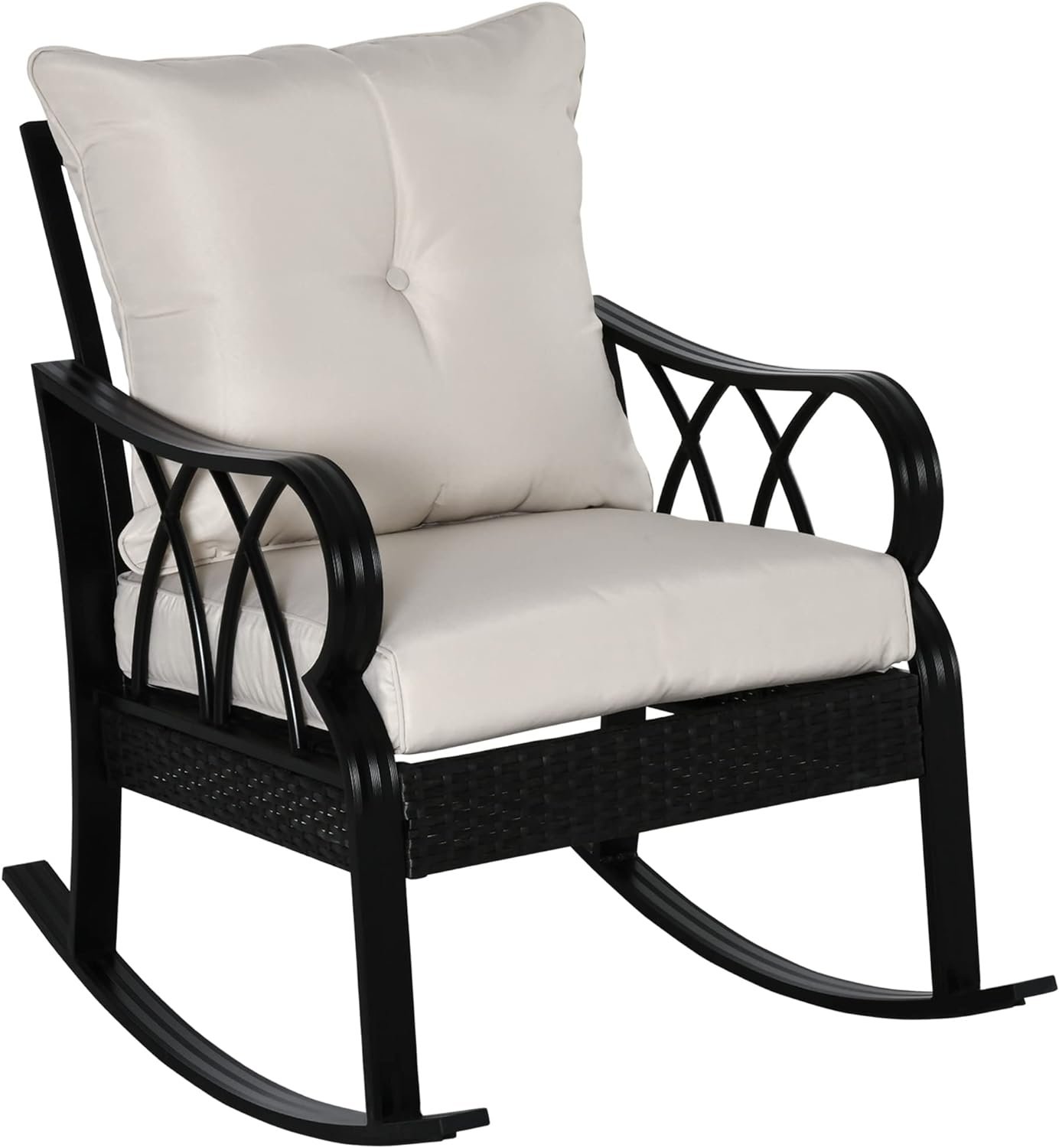 Outsunny Wicker Rocking Chair Review