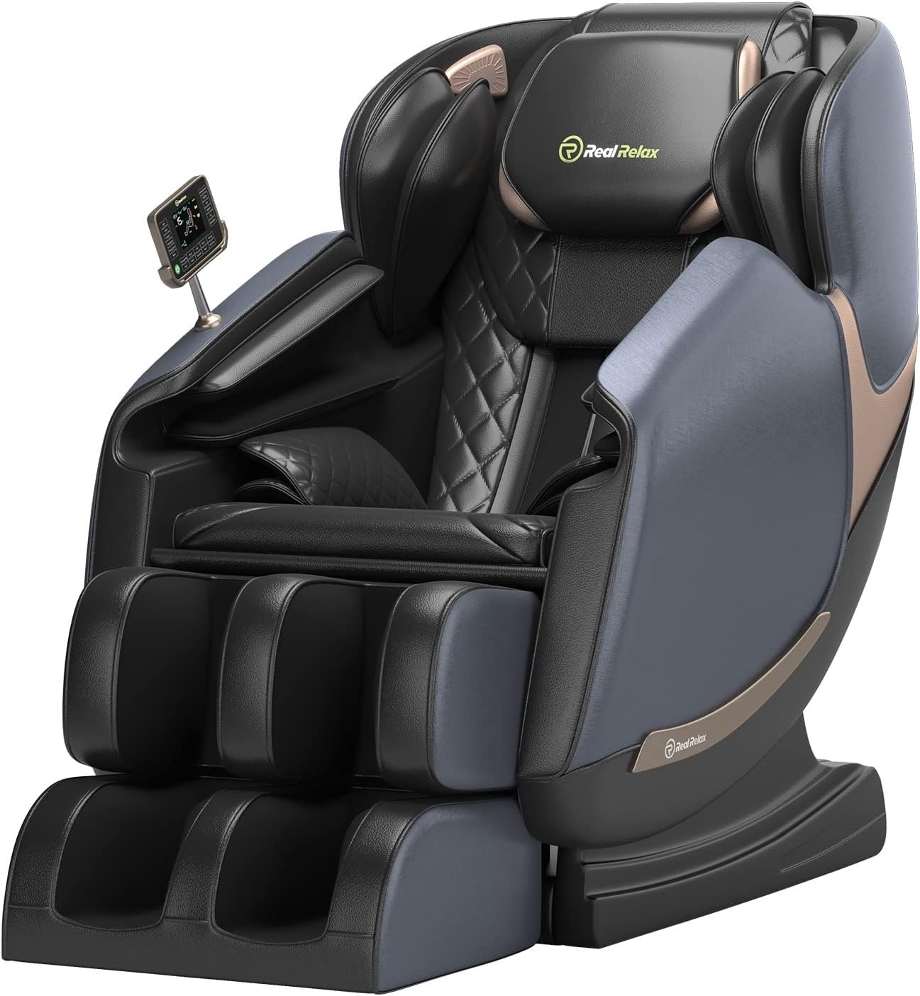 Real Relax Massage Chair, Full Body Zero Gravity Massage Chair with Dual-core S Track LCD Remote Bluetooth Heating, Favor-04 ADV