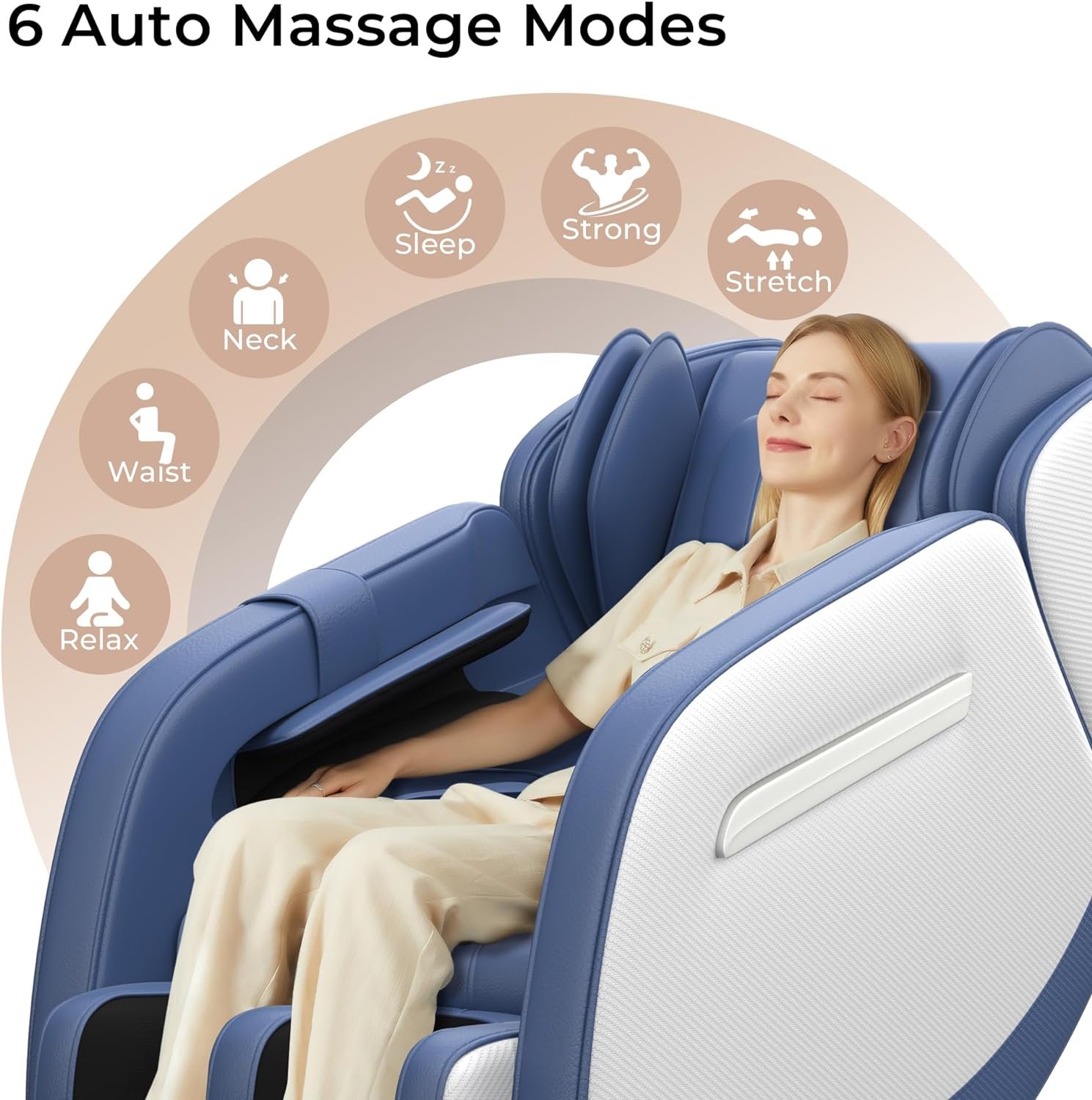 SMAGREHO MM350 Massage Chair, Blue