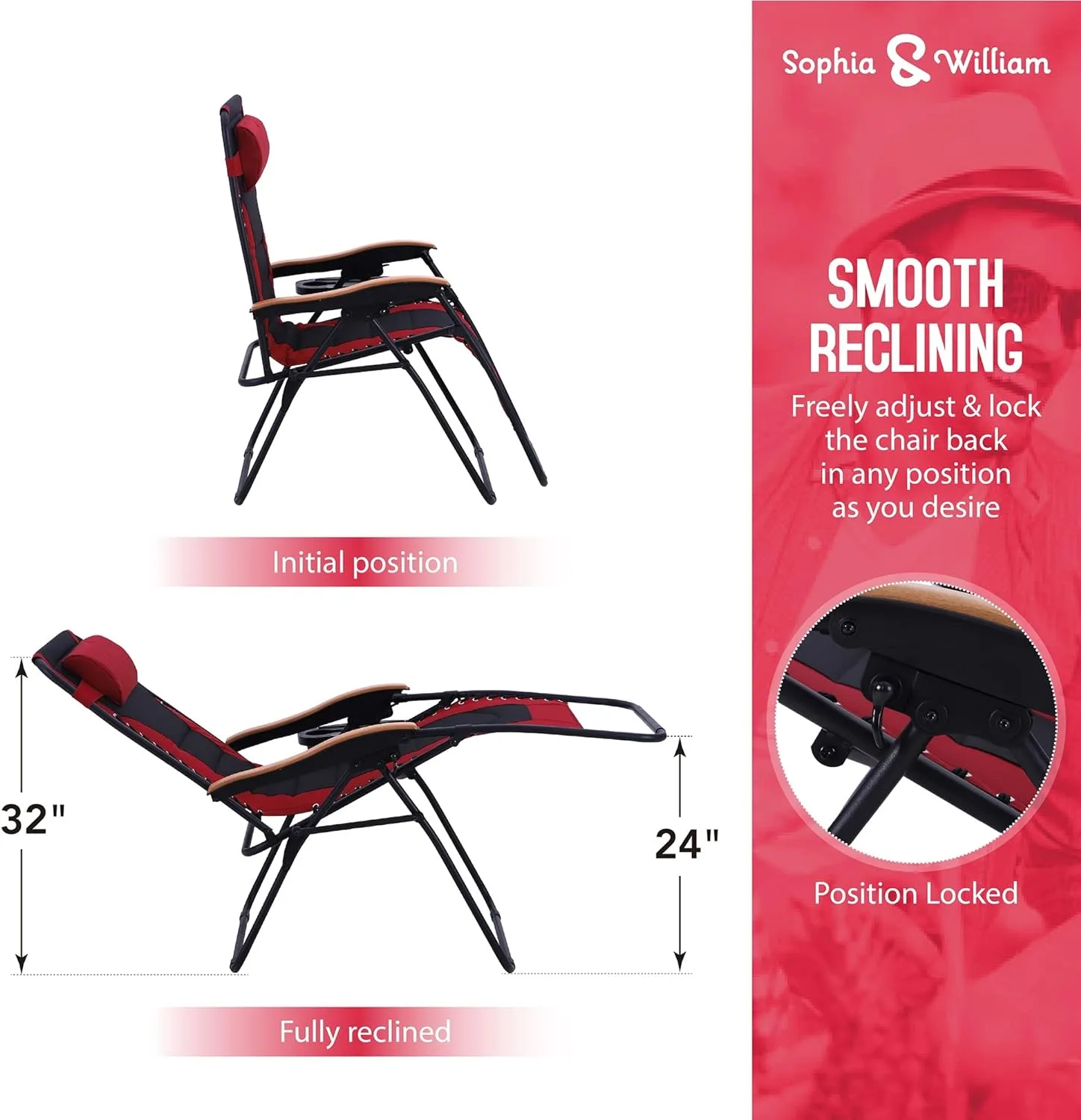 Sophia & William Oversize Zero Gravity Chair Review