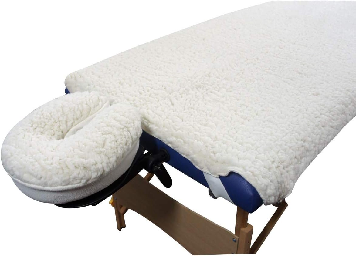 TOA Supply New Deluxe EarthGear Massage Table Sheet Fleece Cover  Face Rest Pad Set