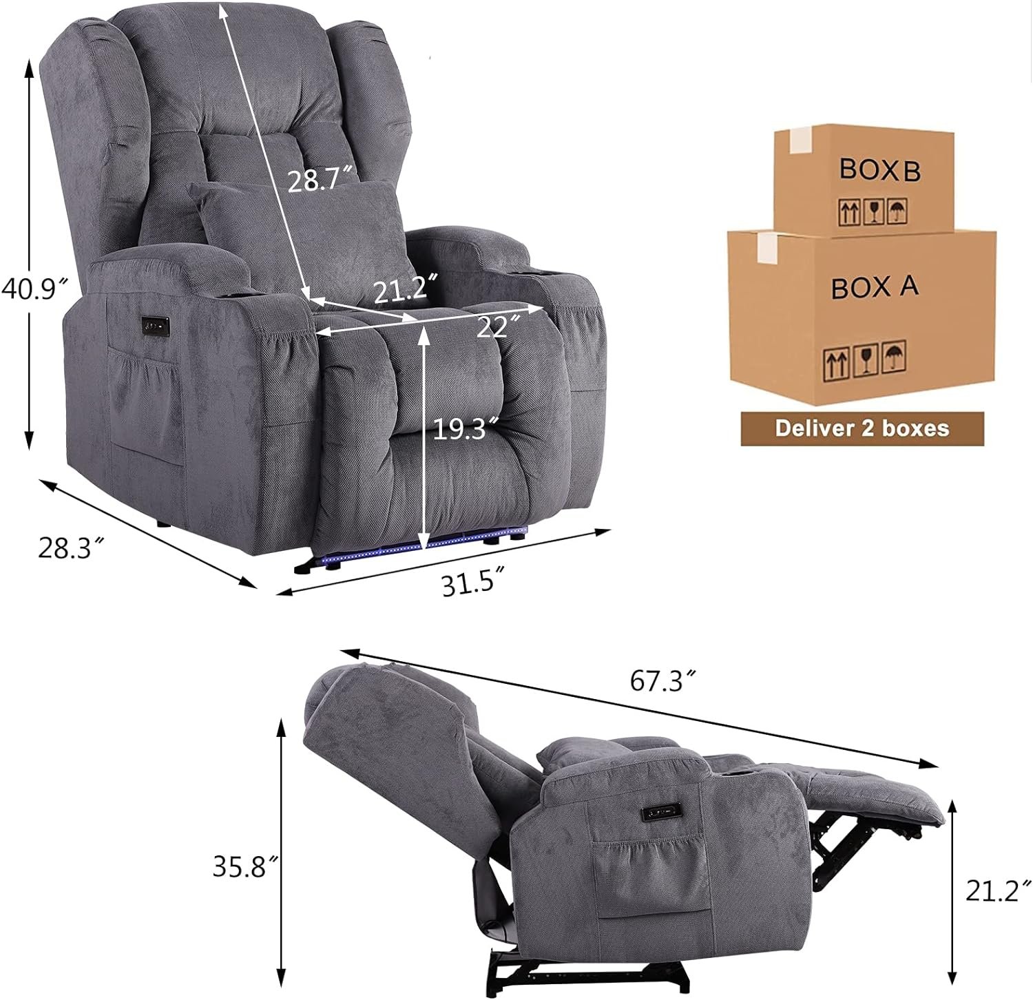 VUYUYU Power Recliner Chair Review