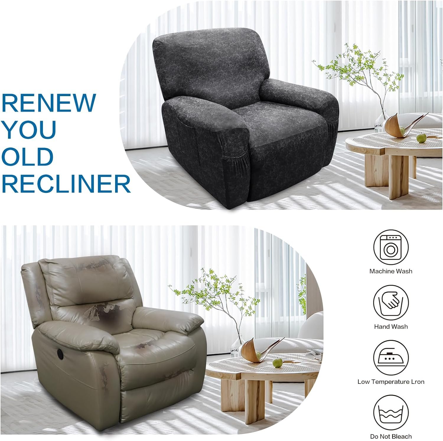 WINCREW Recliner-Slipcover Review