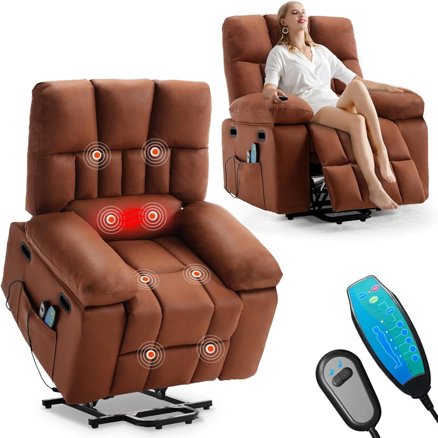 Antetek Electric Power Lift Recliner Massage Chair Review