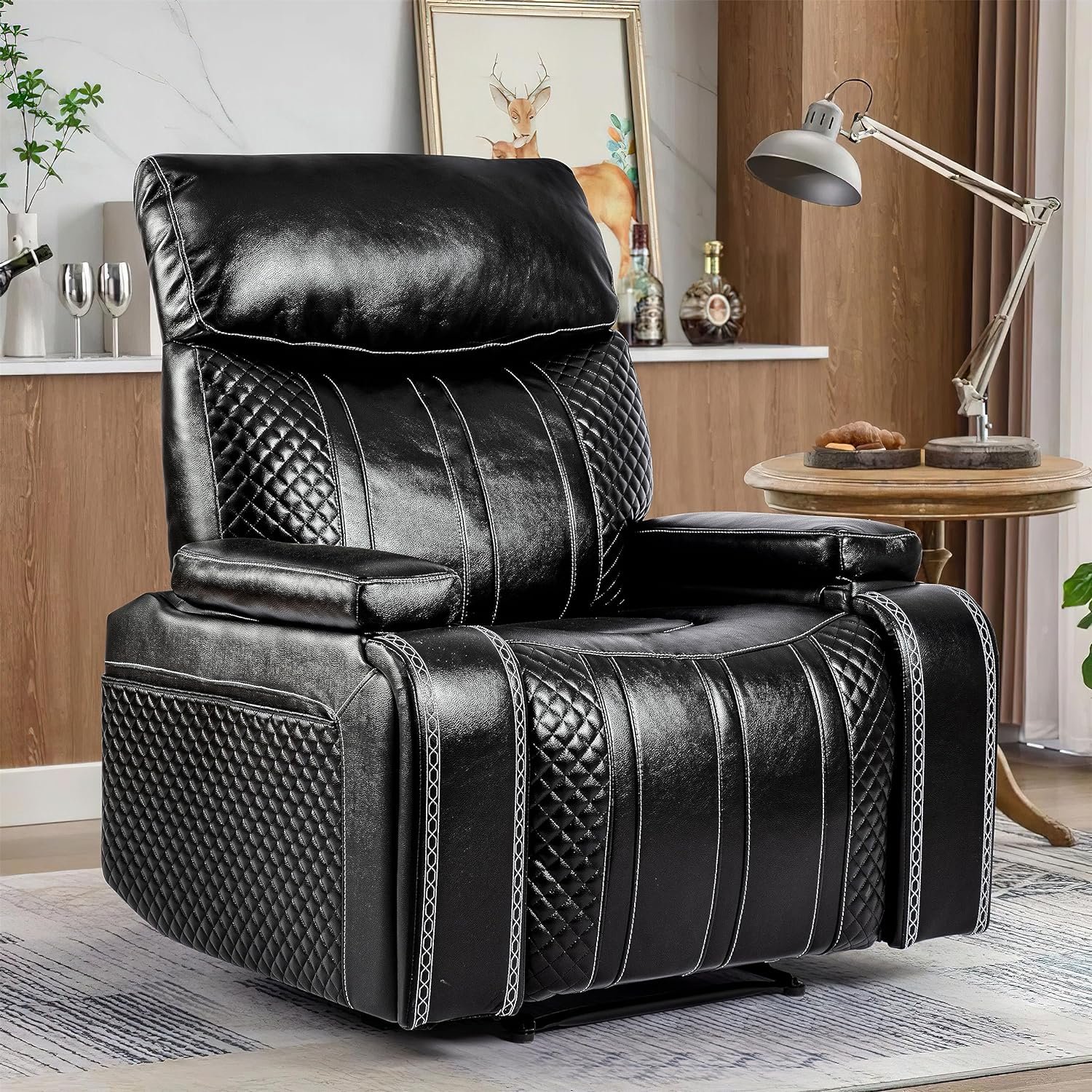 Full Body Massage Chair with Zero Gravity Recliner,with Two Control Panel: Smart Large Screen  Rotary Switch,spot kneading and Heating,Airbag Coverage,Suitable for Home Office