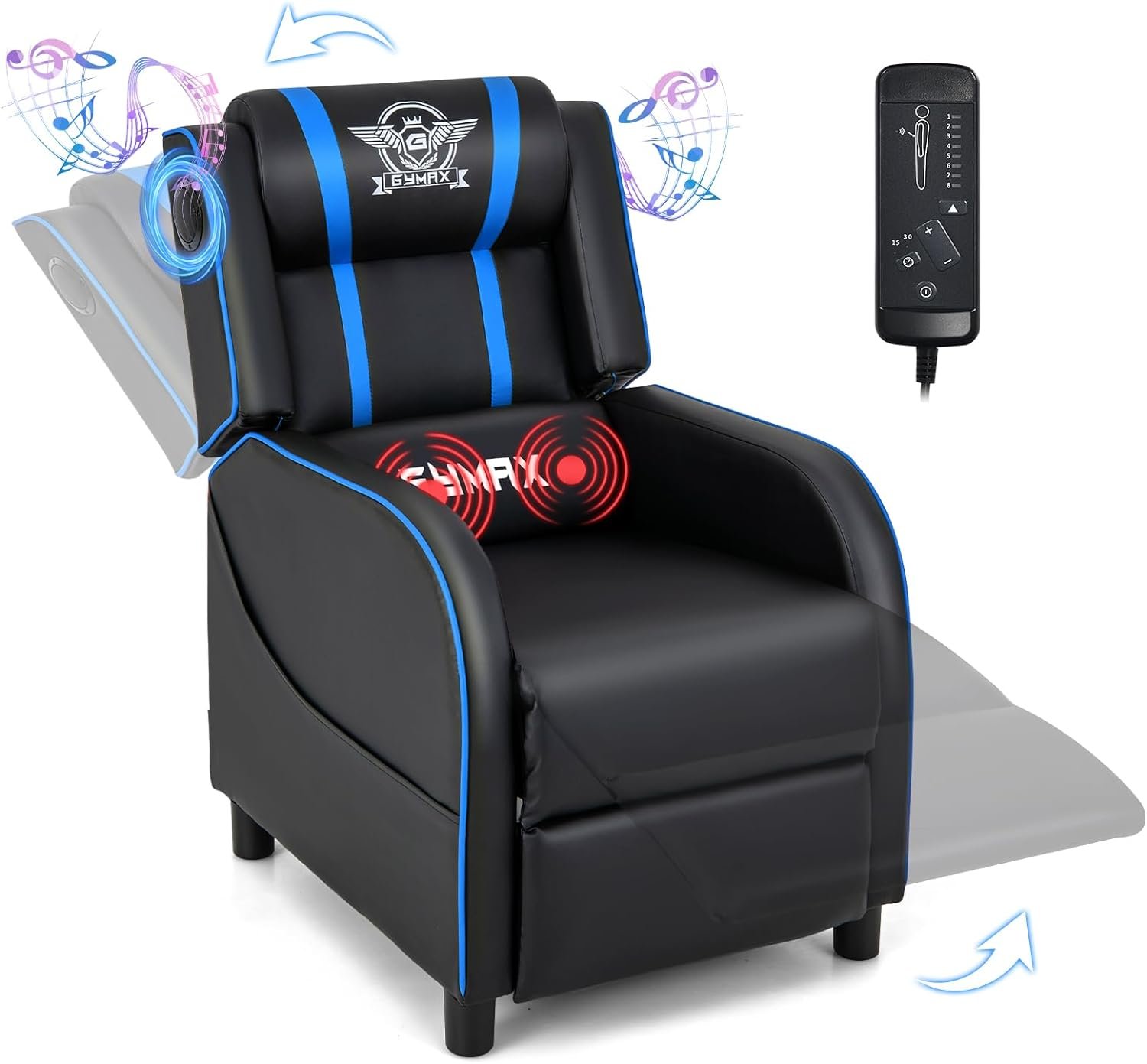 GYMAX Gaming Recliner Review