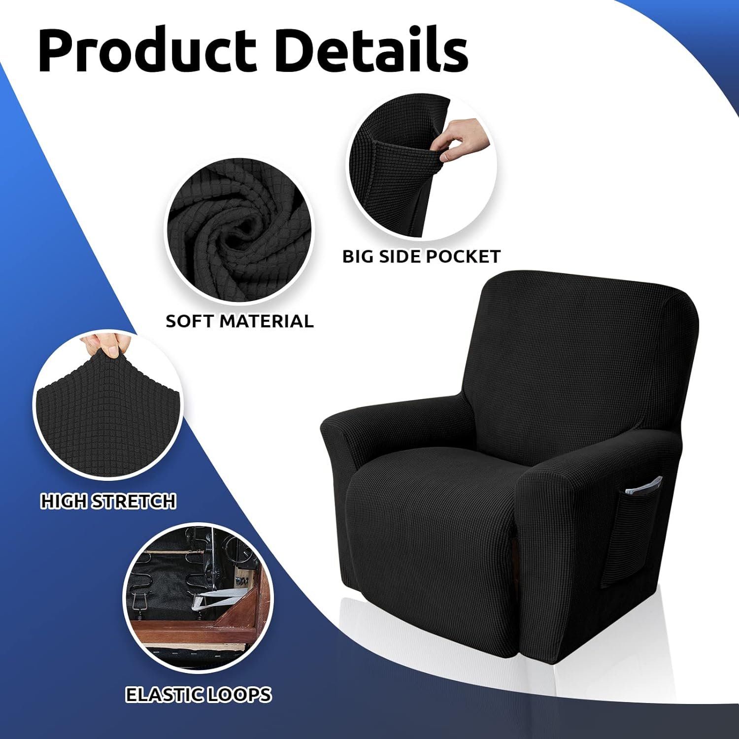 KEKUOU Recliner Chair Cover Review