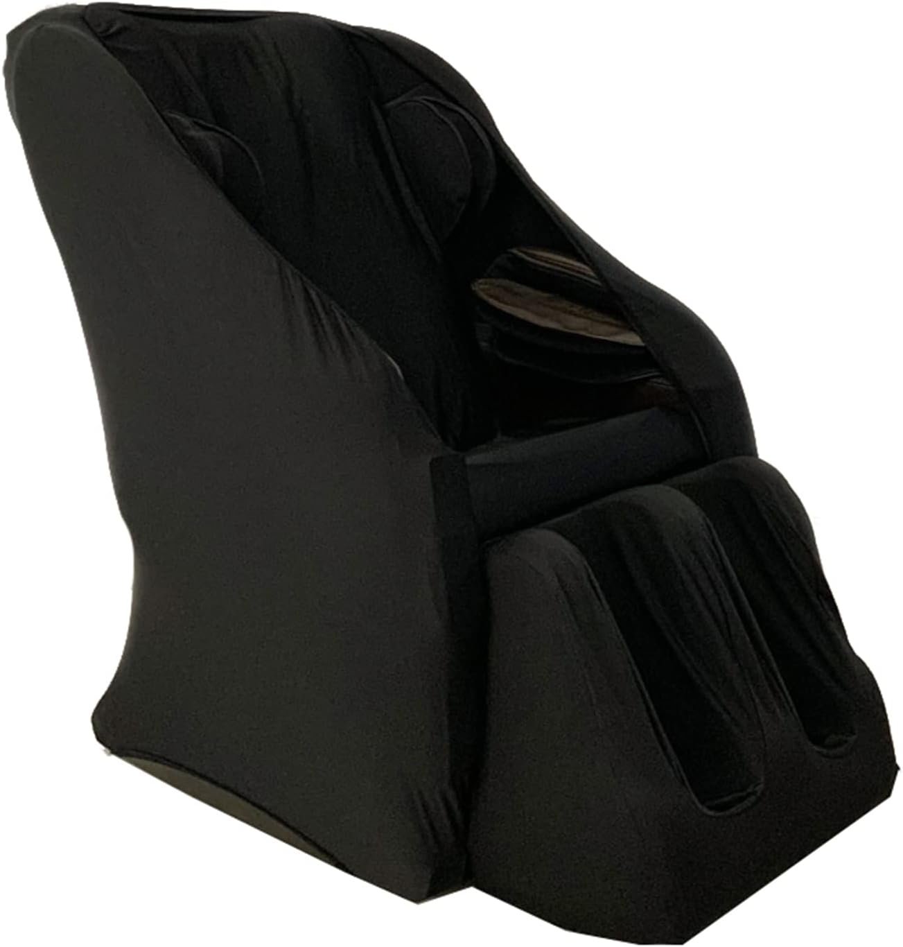 Massage Chair Cover, Full Body Shiatsu Massage Chair Protective Cover Washable Stretch Fabric Dustproof Massage Chair Protector Cover,Black,Package 3