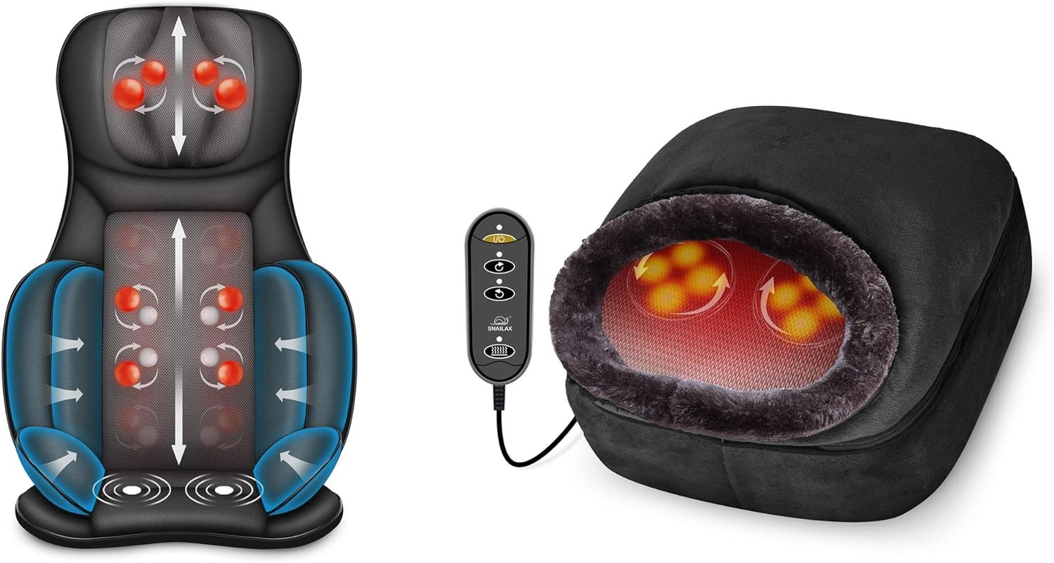 Snailax Shiatsu Air Compression Back Massager Review