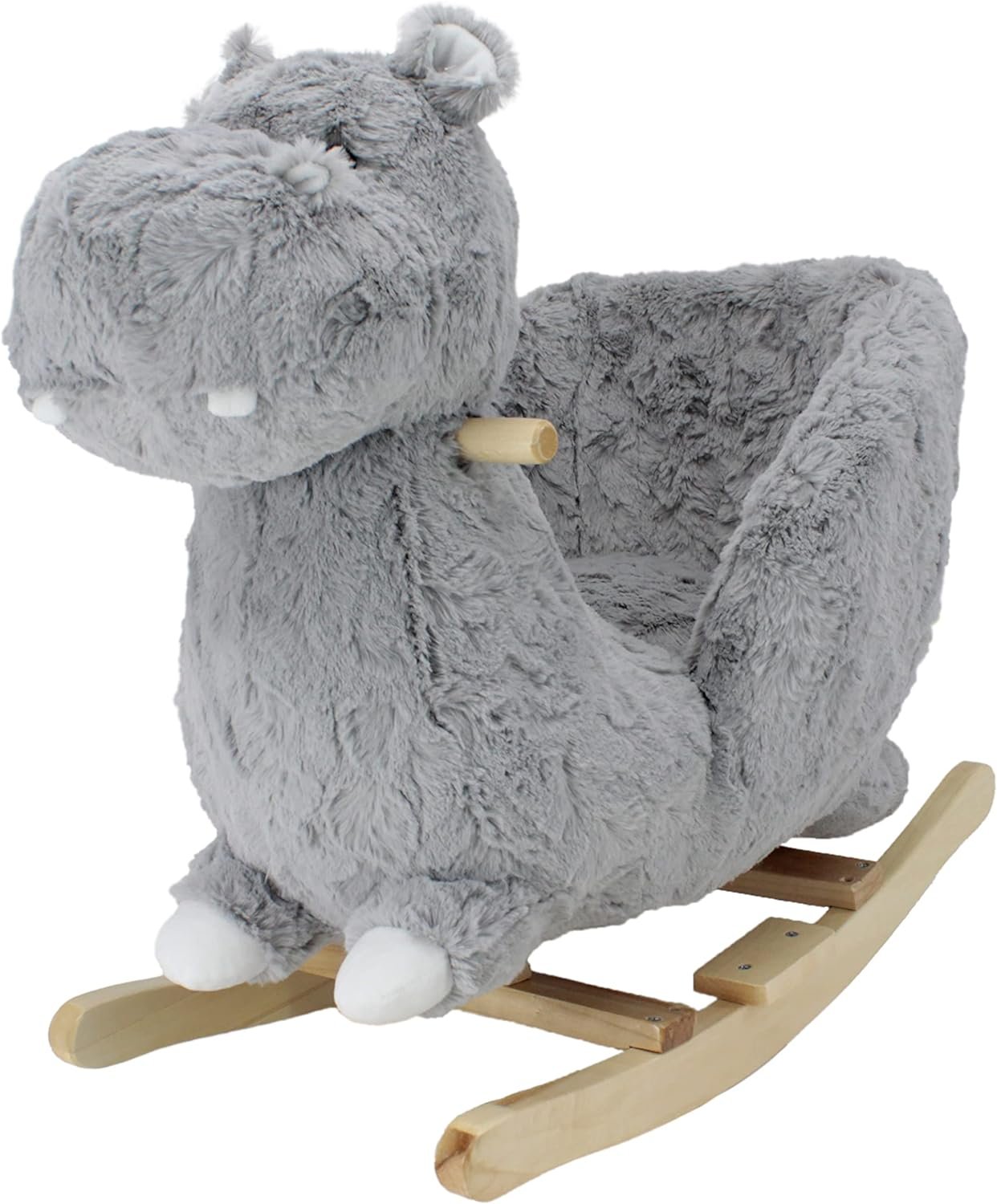 Soft Landing - Joyrides - Sit-in Childrens Character Rocker - Hippo